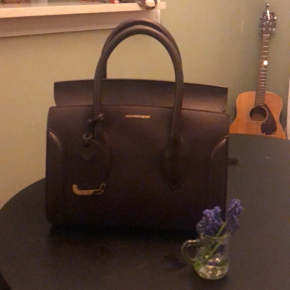 Alexander McQueen bag with duster bag